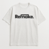 Refnake Black Logo Oversized White T-Shirt
